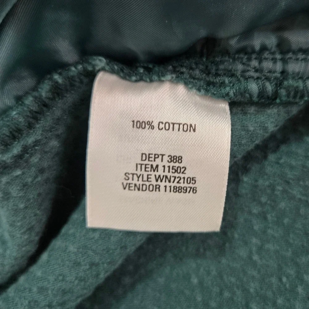 Vintage Nordstrom Corduroy Jacket Womens‎ Medium Green 90s Button Up Shacket